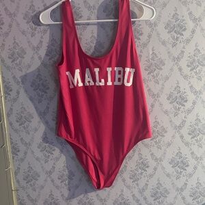 Hybrid Apparel Women's Bodysuit - Bold Pink